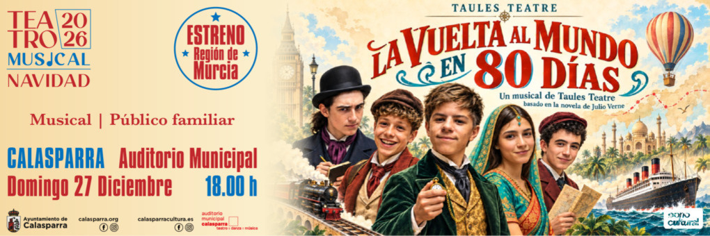 Taules Teatre “La vuelta al mundo en 80 días"