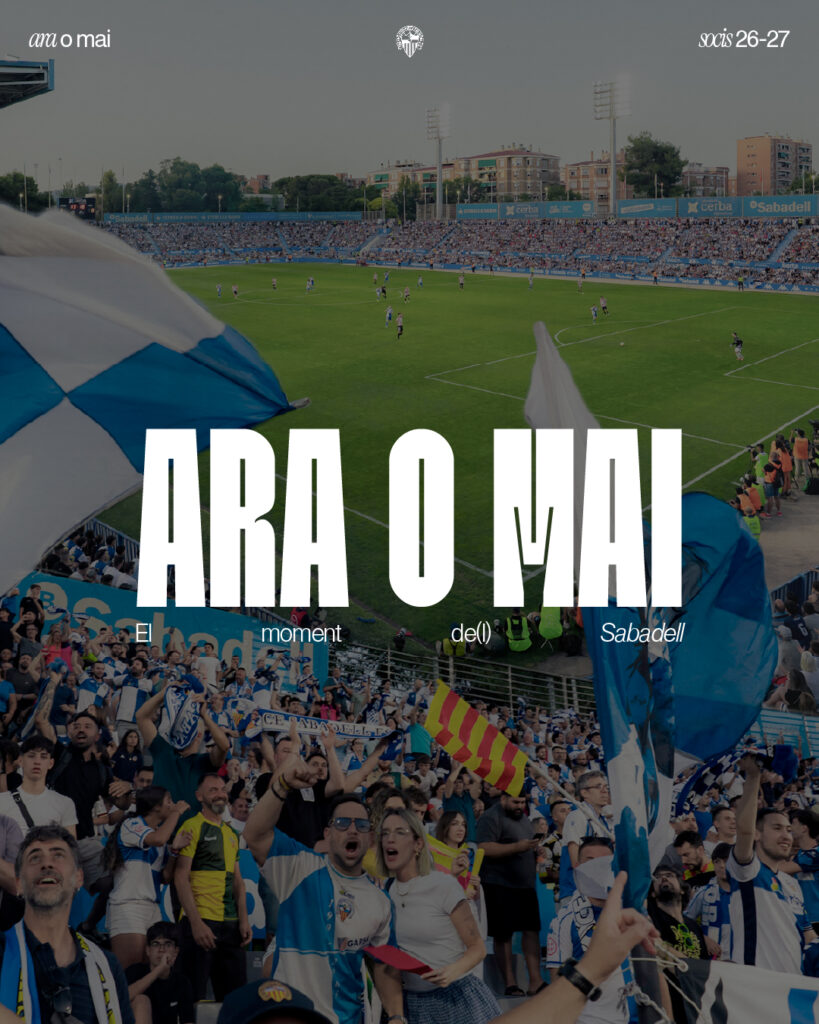 Campaña de abonos CE Sabadell FC 2026/2027