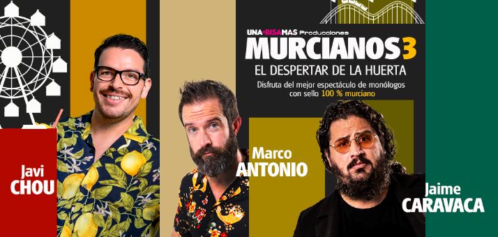 MURCIANOS 3 CON JAIME CARAVACA, JAVI CHOU Y MARCO ANTONIO EN NEOCINE MURCIA