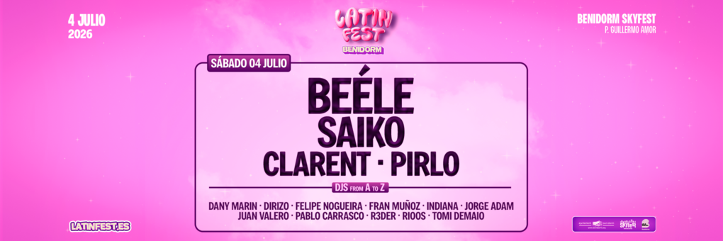 SÁBADO 4 - LATIN FEST BENIDORM