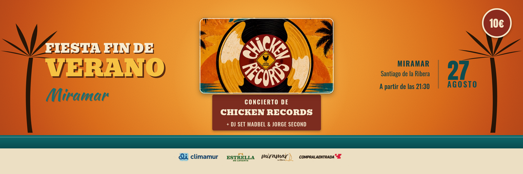 CHICKEN RECORDS + DJ SET MADBEL & JORGE SECOND