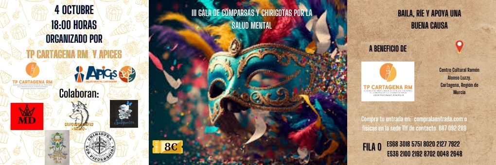 III GALA DE COMPARSAS Y CHIRIGOTAS POR LA SALUD MENTAL
