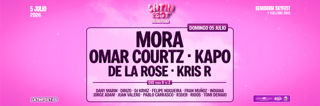 DOMINGO 5 - LATIN FEST BENIDORM