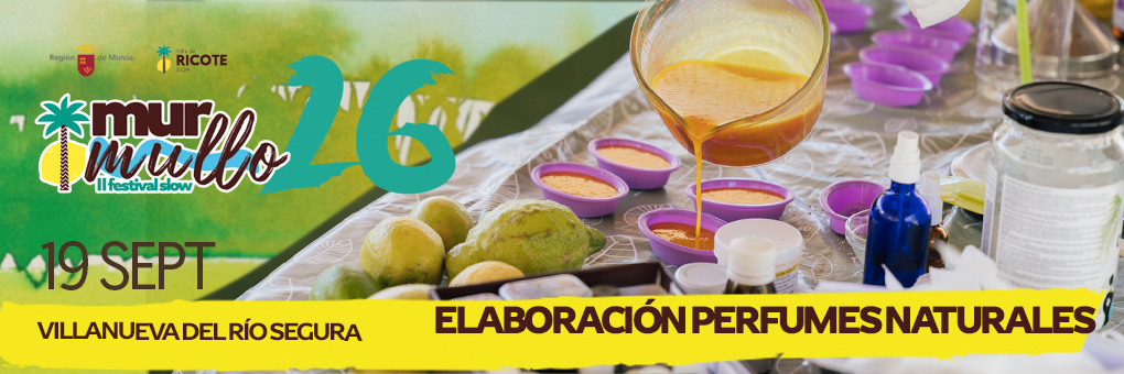 Taller "Elaboración de perfumes naturales" en Villanueva del Río Segura